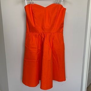 Orange Lauren James Sweetheart Dress from Boutique